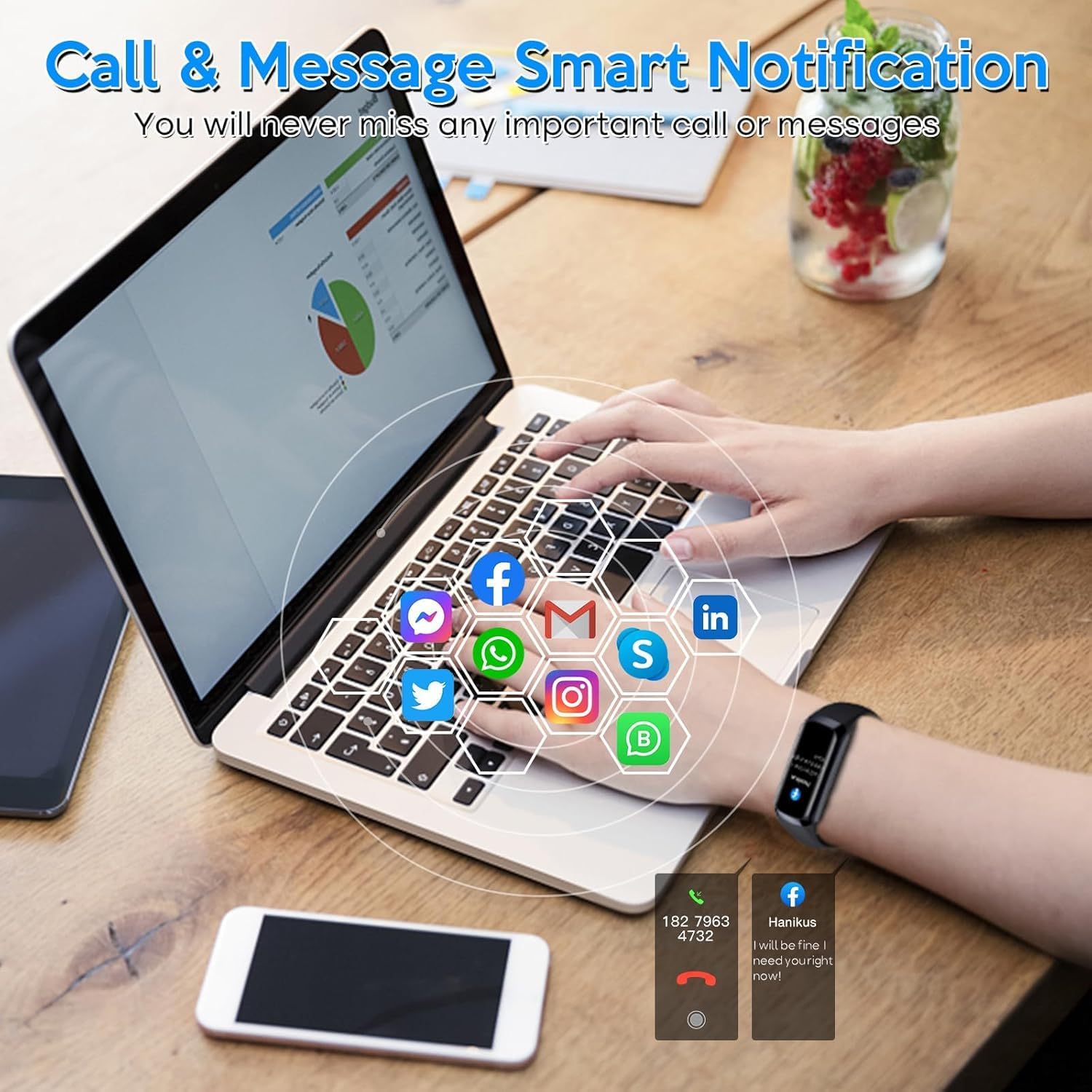 Fitness Tracker Watch, Smart Watch with Blood Pressure Heart Rate Sleep IP67 Waterproof Health Watches Fitness Activity Tracker Step Calorie Counter Pedometer Watches for Men Women Android iOS Phone