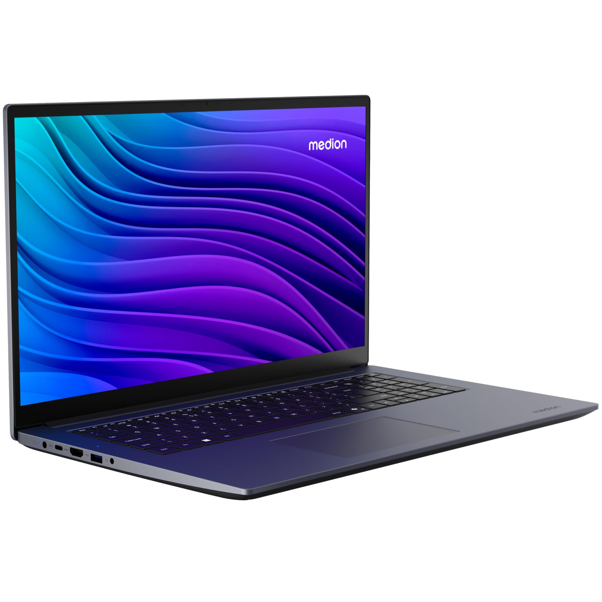 MEDION Avantum 17 E1 43,9 cm (17,3 Zoll) Full HD Laptop - Ryzen 7 7730U | 16GB DDR4 RAM, 1TB SSD, HD Webcam, WLAN, USB 3.2 Gen1 Type-C, Windows 11 Home, ohne Netzteil