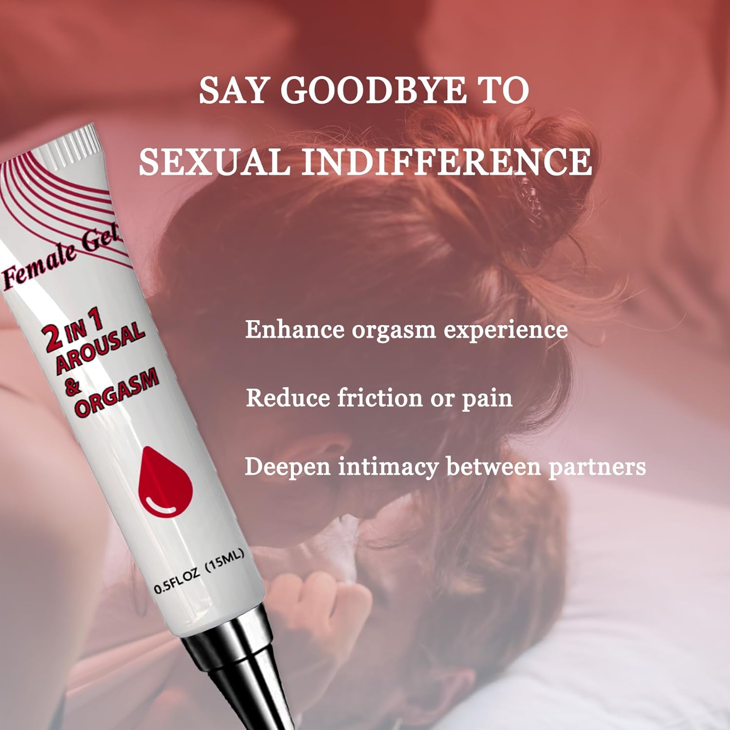 Fast-Acting Intimate Gel for Women, Sensation & Arousal Booster with Gentle Warming Effect, Water-Based Comfort Formula for Solo or Couples Use