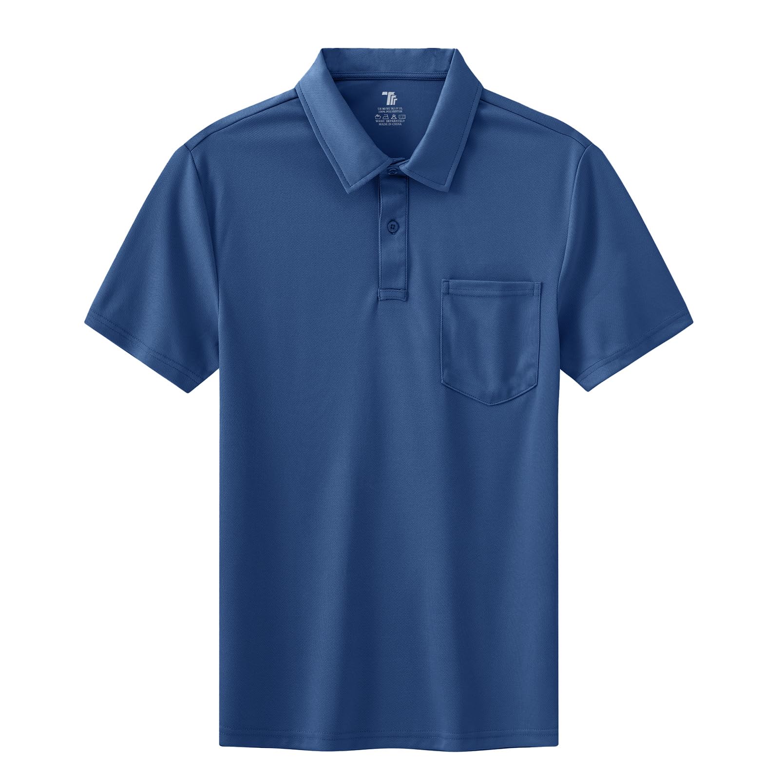 Men's Work Shirts with Pocket Quick Dry Short Sleeve Outdoor Polo