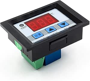 Digital LED Temperature Controller Module, ‑50‑110℃ Programmable Heating Cooling Thermostat With
