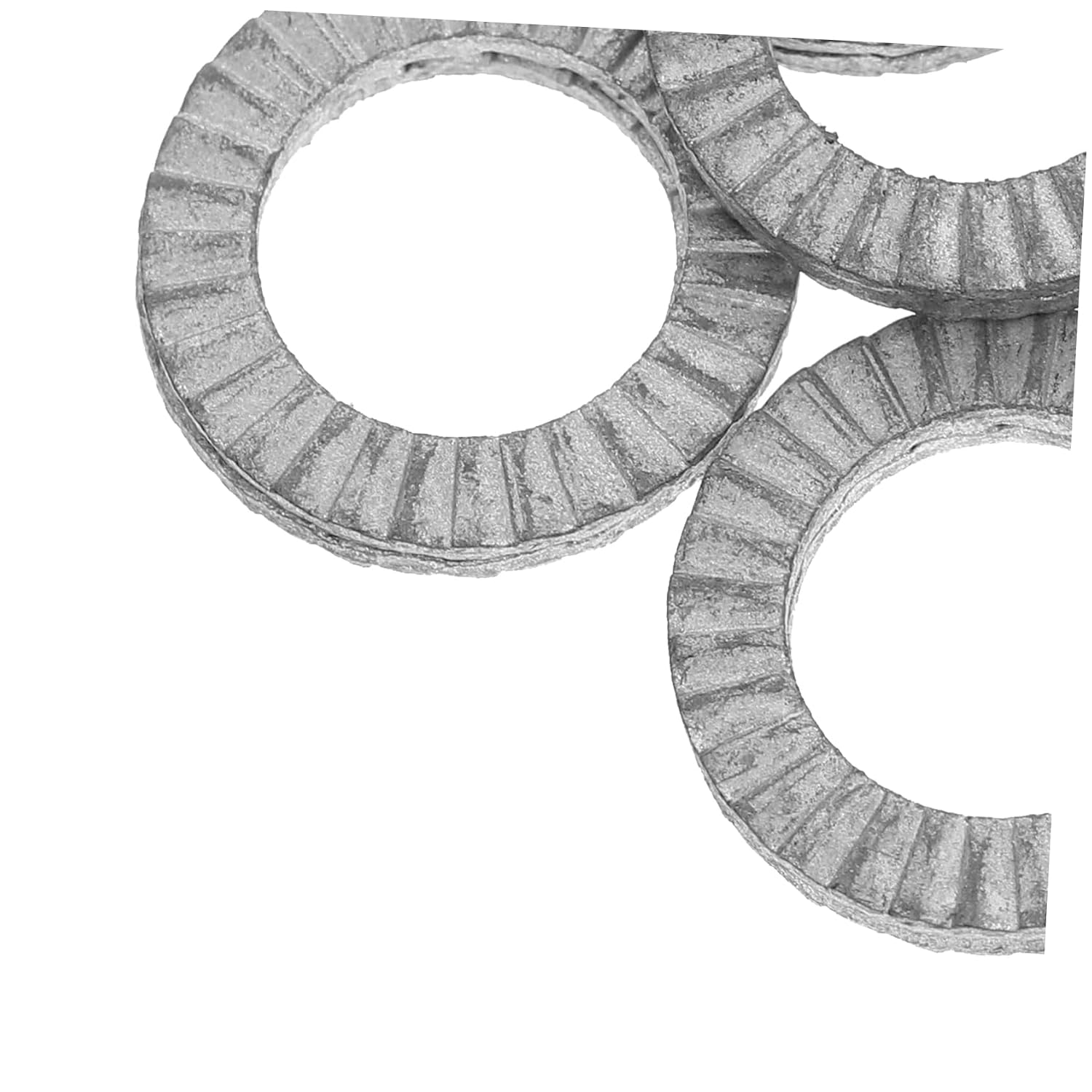 OUNONA 20pcs Locking Washer Heavy Duty -Loose Washers for Secure Fastening Resistant Design for Industrial and Home Use Silver Finish