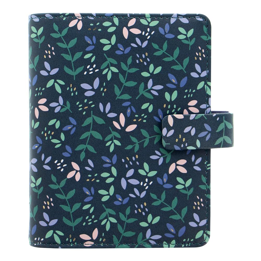 Filofax Agenda da giardino, tascabile, effetto pelle, effetto pelle, con sei anelli, visualizzazione settimanale, multilingue (C028717-25)