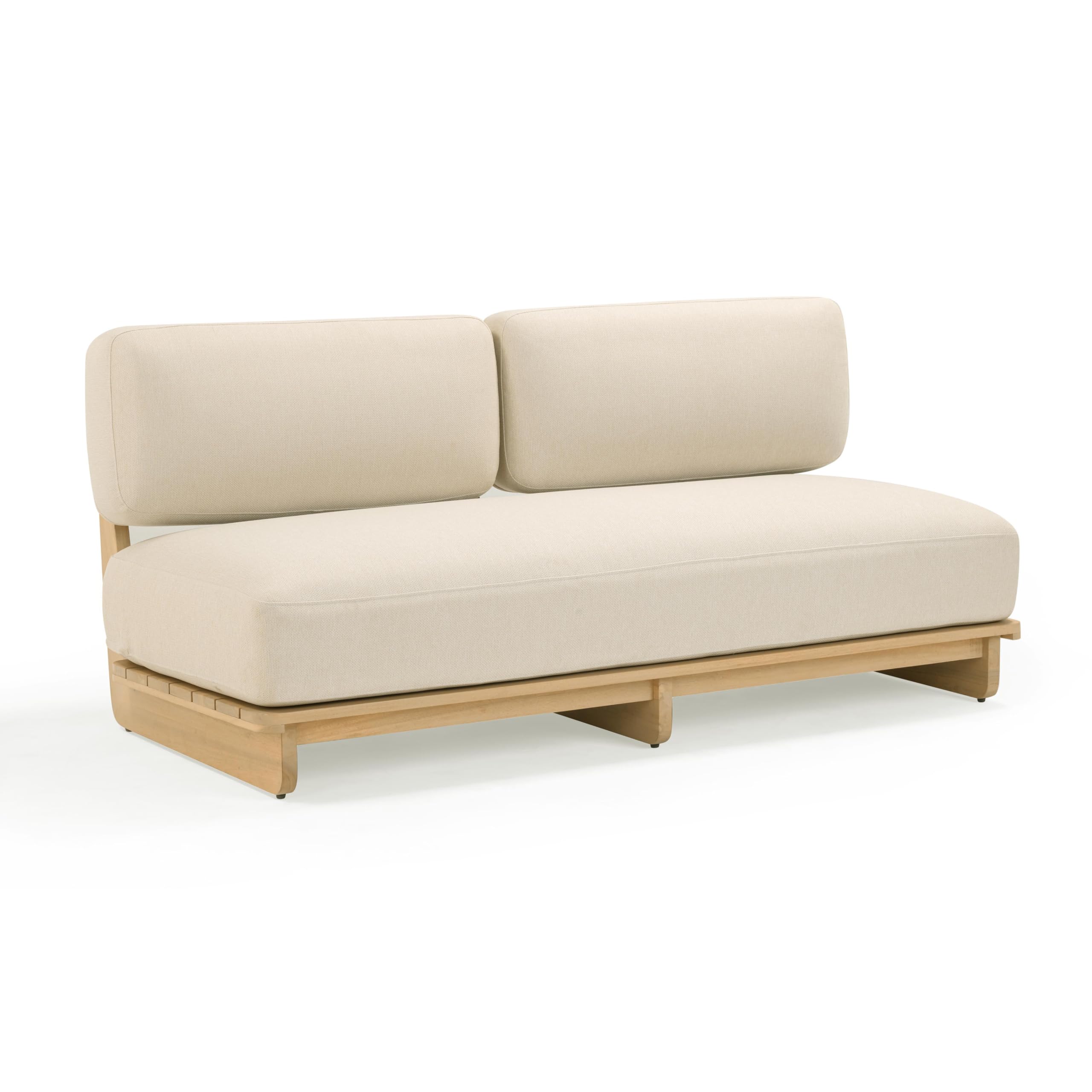 Tov Furniture Reavan Cream Outdoor Lounge Sofa