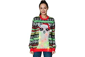 Merry Christmas Women Ugly Sweater LED