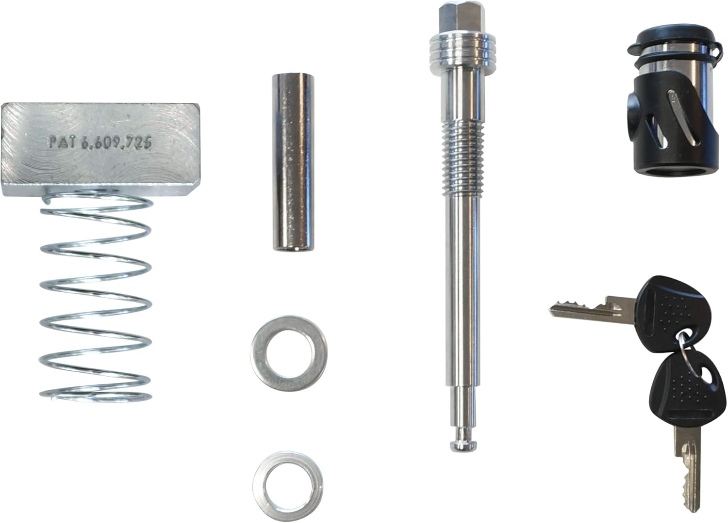 Let's Go Aero (SHP2040-XXL Keyless Press-on Locking Silent Hitch Pin for 3 inch Hitches