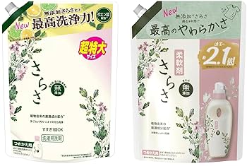【まとめ買い】さらさ　液体洗剤 超特大サイズ　1010g　10個セット Amazon.co.jp: さらさ 洗剤ジェル つめかえ用 超特大サイズ