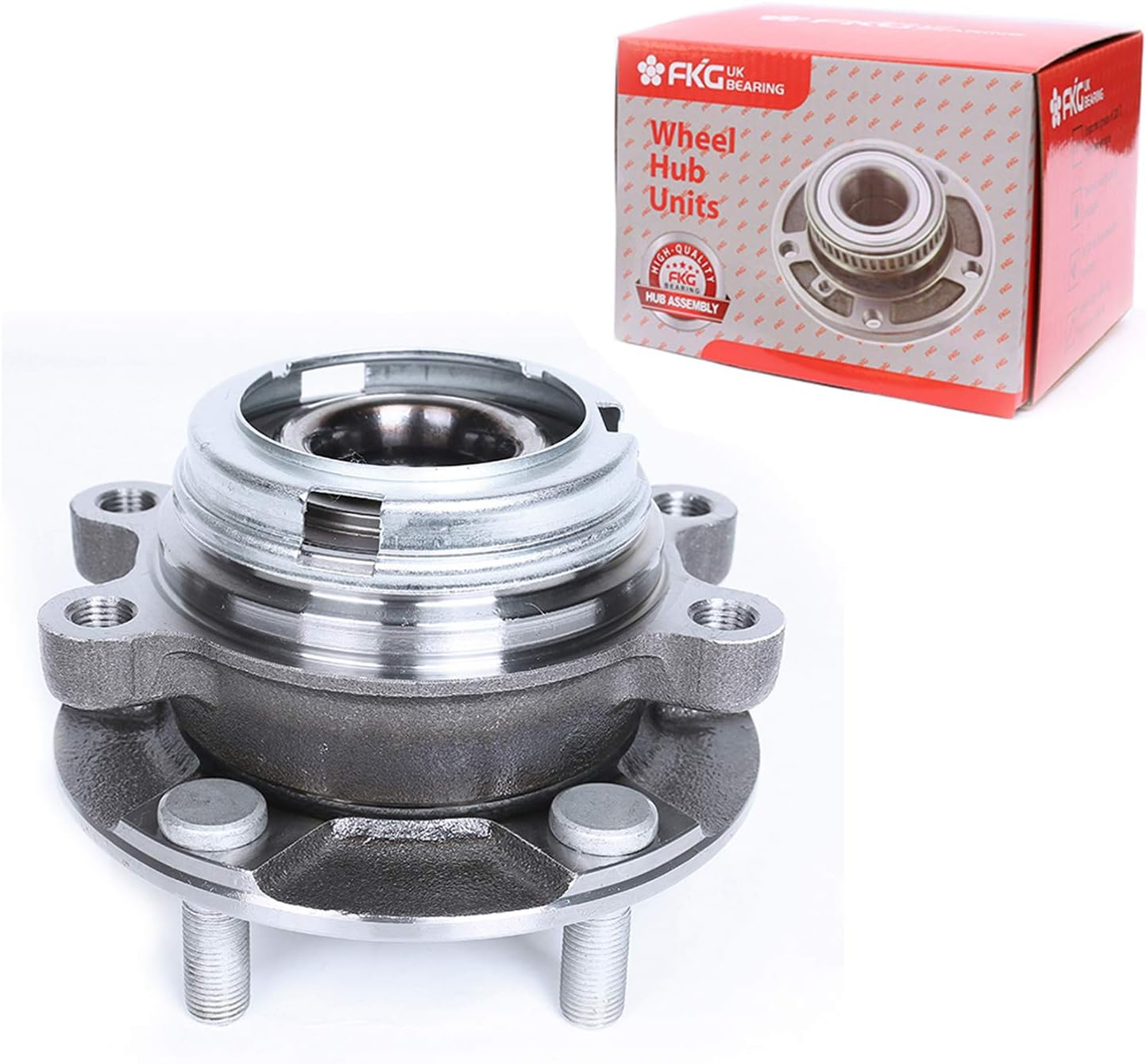 FKG 513310 Front Wheel Bearing Hub Assembly fit for 2003-2007 Nissan Murano, 2004-2009 Nissan Quest, 5 Lugs