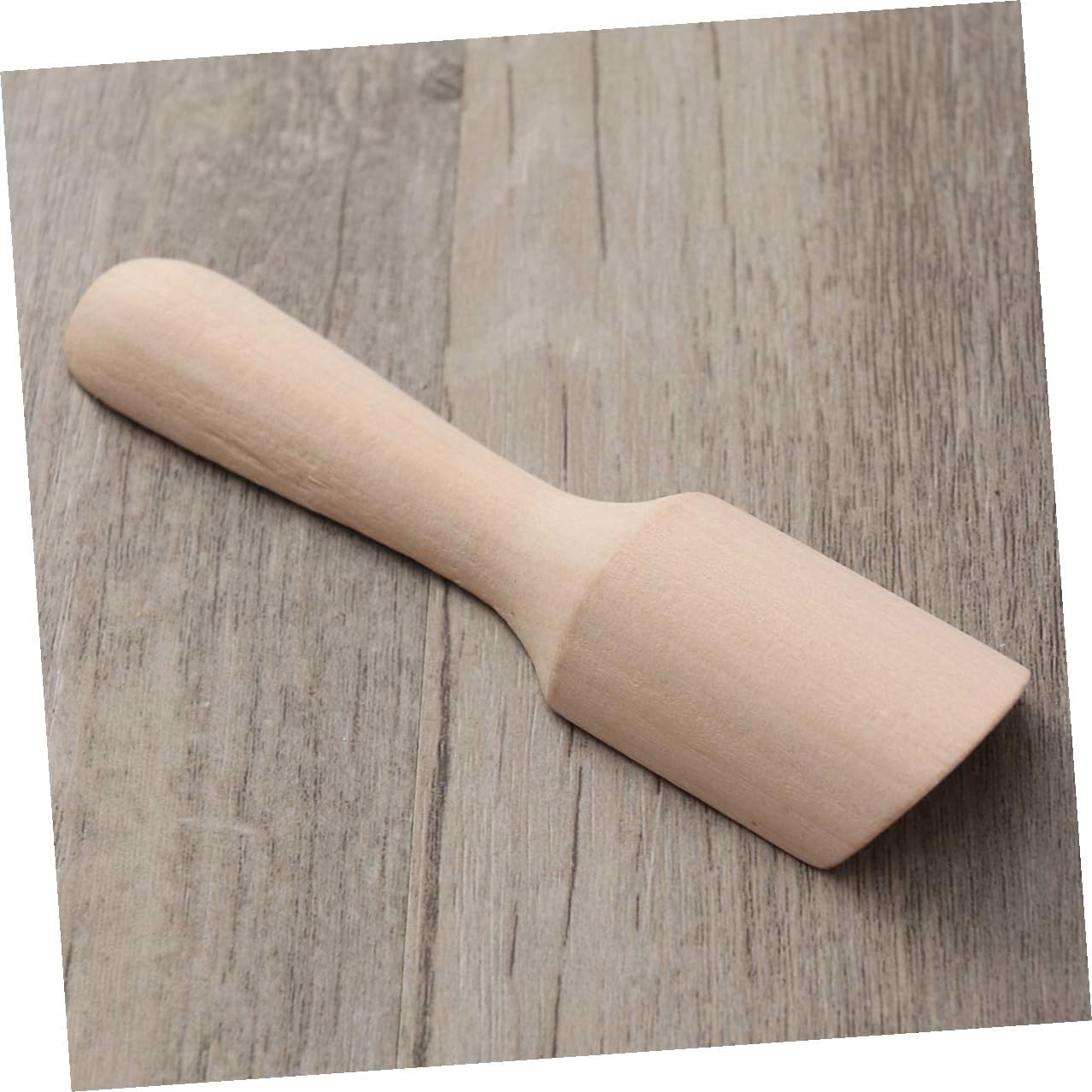 15pcs Wooden Tea Scoops Flat Handle Small Tea Spoon Scoop 2.8x11cm Natural Wood Teaware Accessories and Salt Kitchen Use