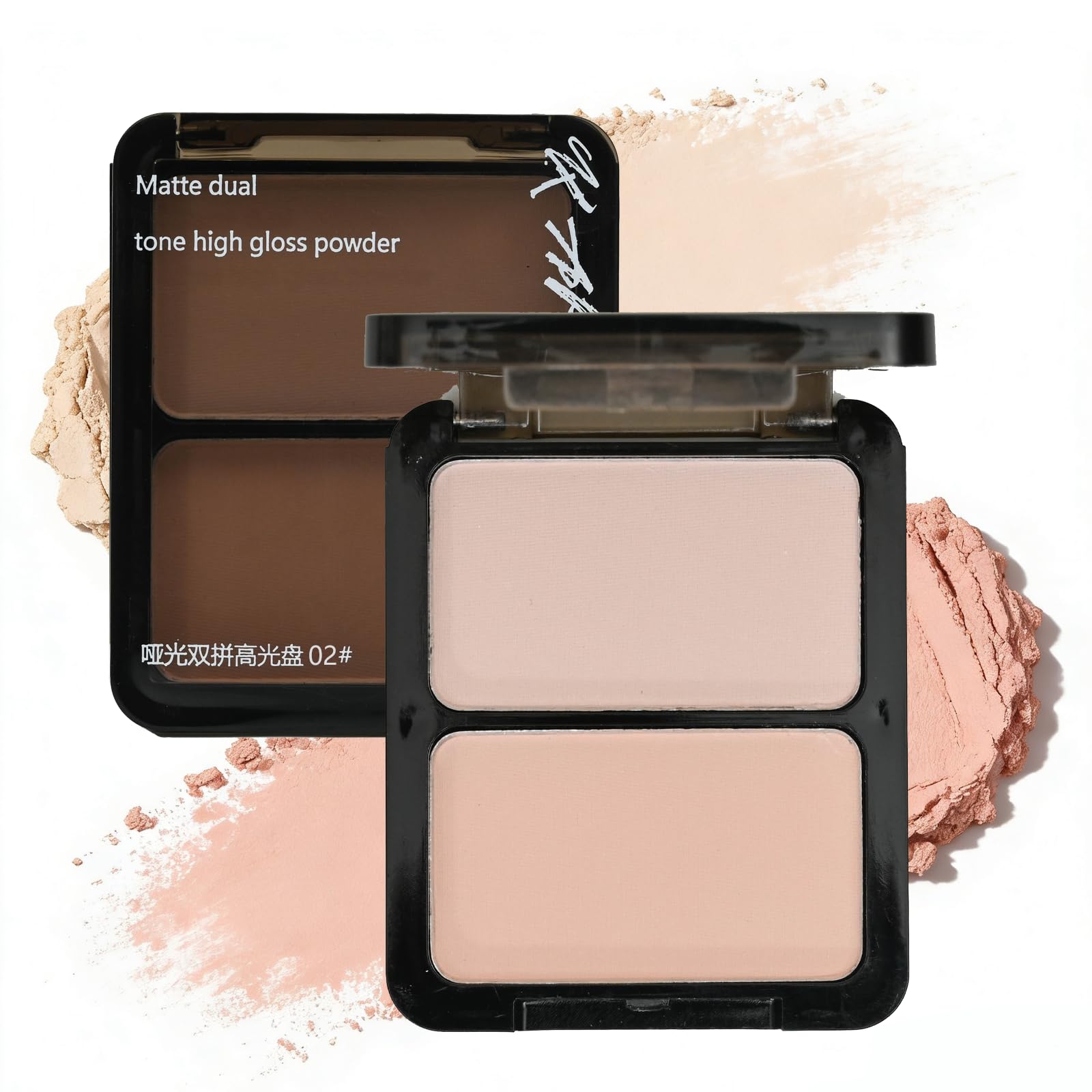 Matte Nude Eyeshadow Palette Light EyeShadow Base Highlight Power 02#pinkonly