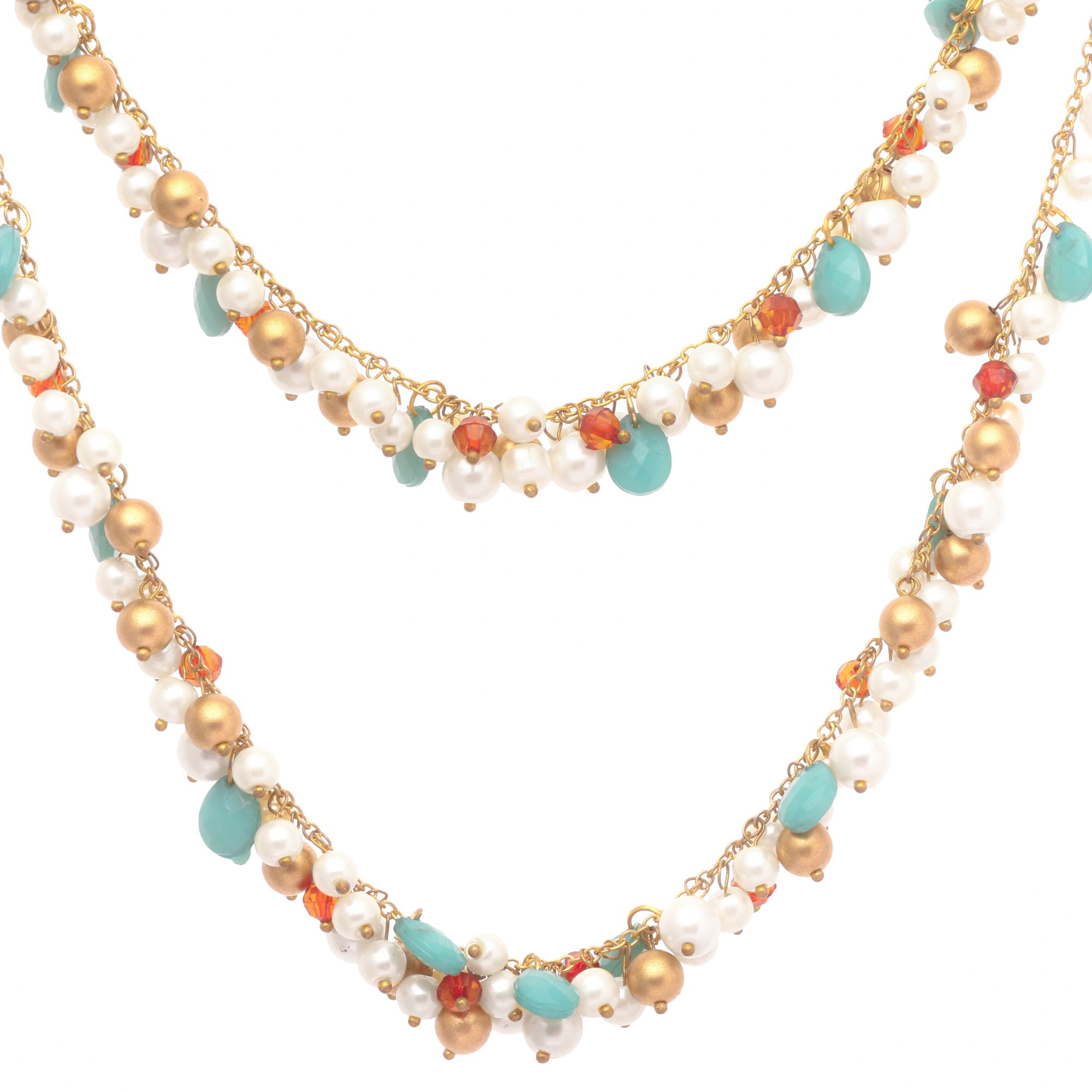 See full amazon price history chart for DCA Womens Multi-Colour Multi-Strand Glass and Metal Necklace (Gold-Turquoise) DCA Womens Multi-Colour Multi-Strand Glass and Metal Necklace (Gold-Turquoise) (B0782QTM27) Amazon Price History, Amazon Price Tracker