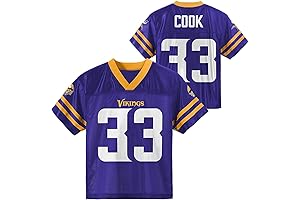 3T Vikings NFL Infants Toddler Team Color Name and Number Home Player Jersey