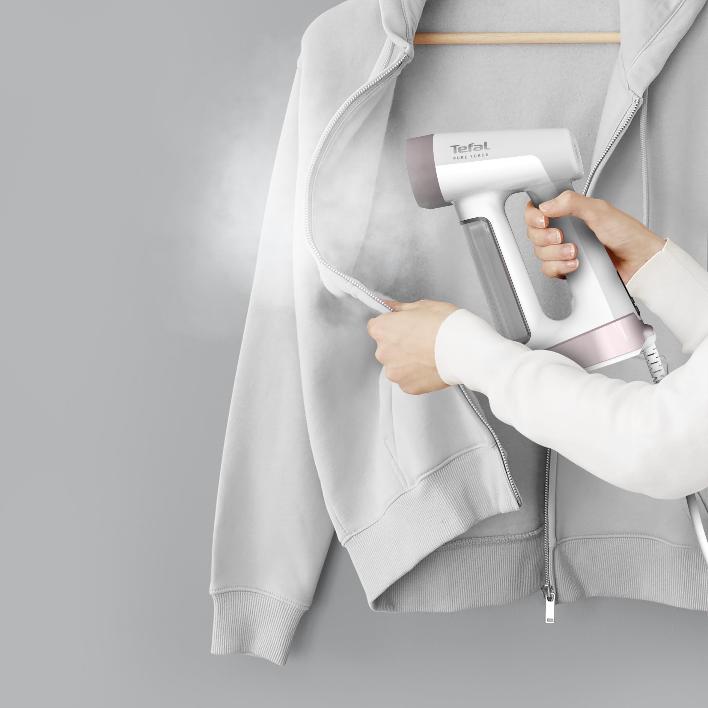 Tefal Brosse vapeur Pure Force 2 en 1