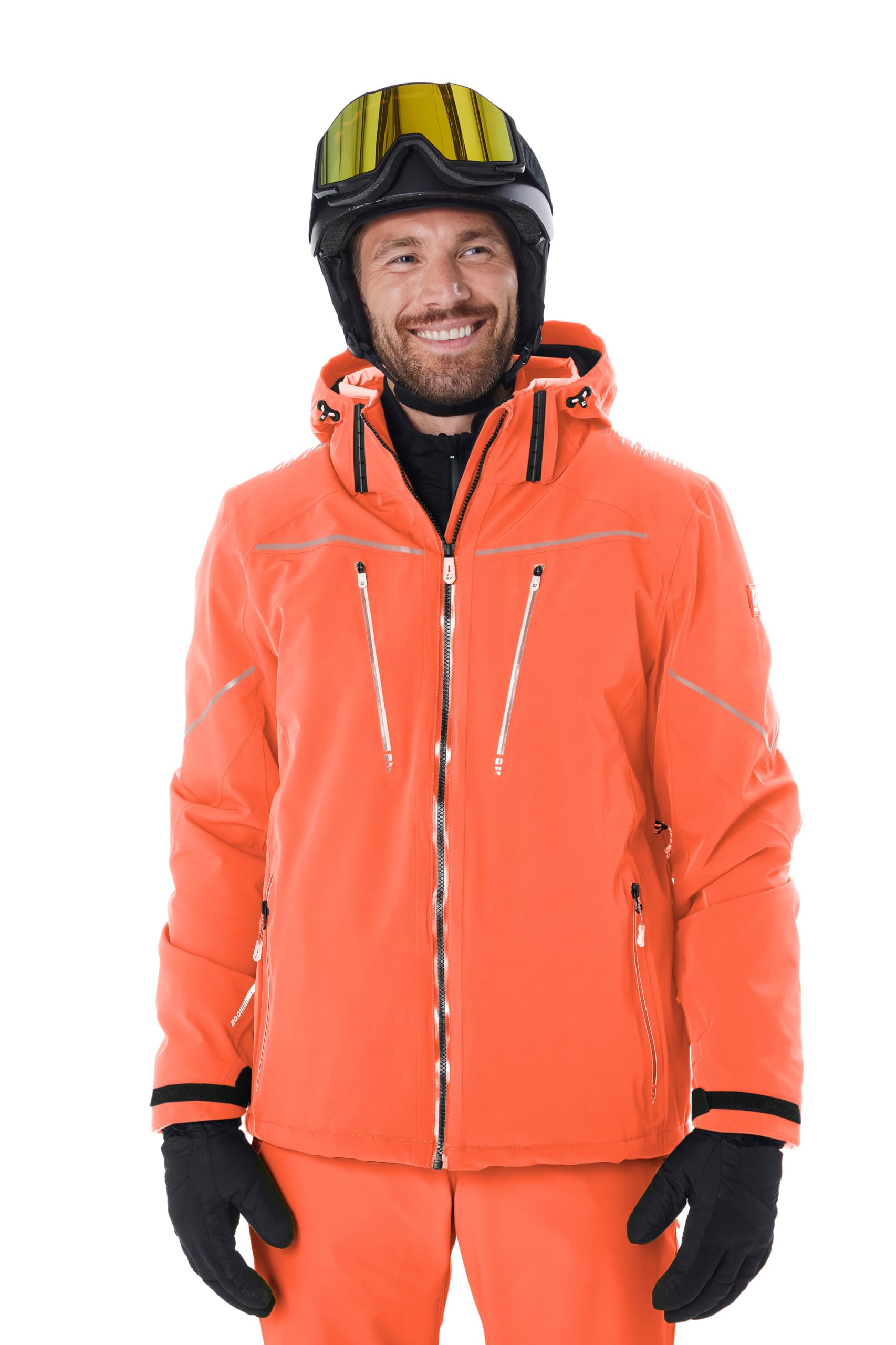 Killtec Herren Ksw 50 Mn Ski Jckt Skijacke/Funktionsjacke mit abzipbarer Kapuze, Schneefang und Unterarmventilation