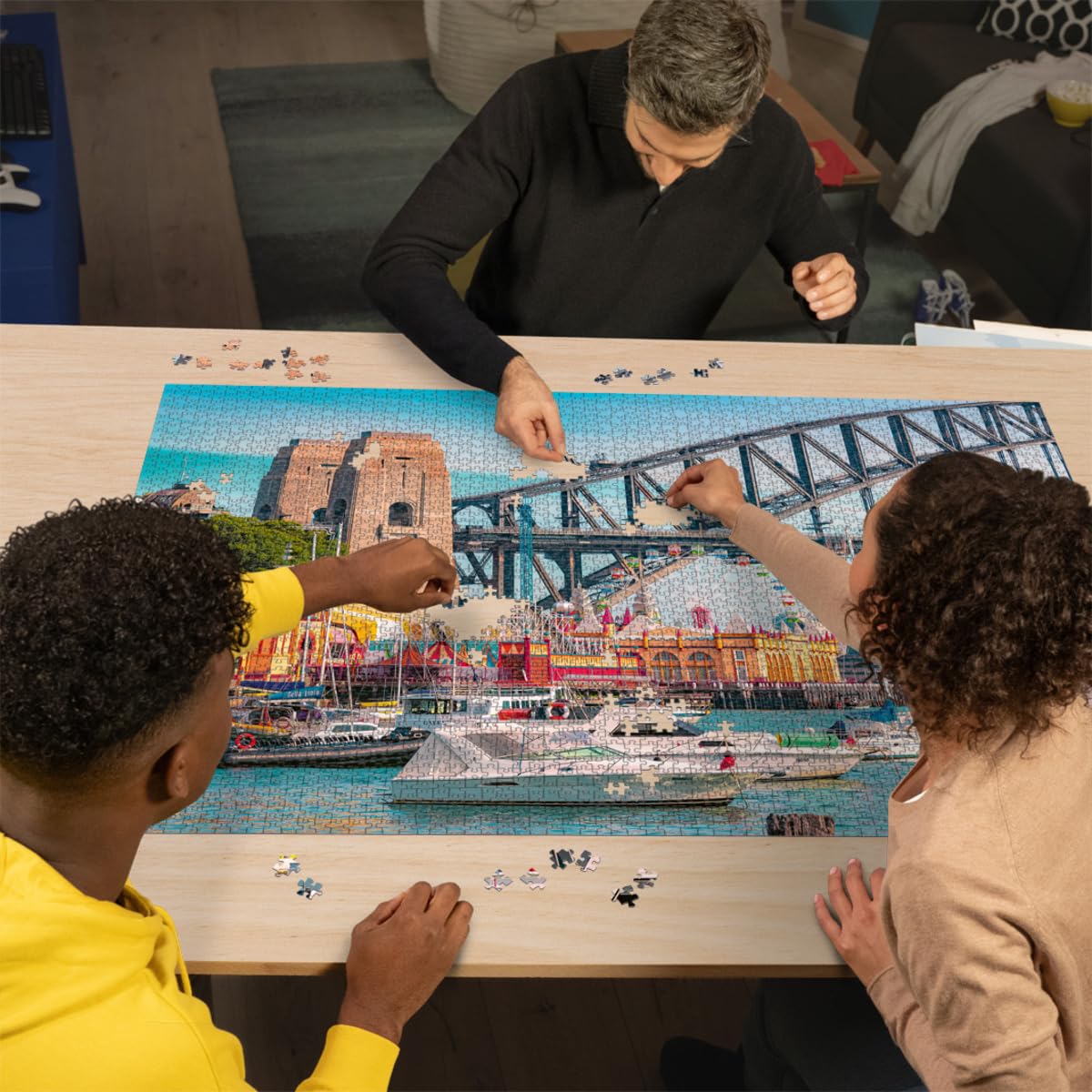 Ravensburger-Puzzle Adulte 3000 pièces-Au Coeur de Sydney-Adultes et Enfants à partir de 14 Ans-Puzzle de qualité supérieure fabriqué en Europe-Destination de voaye-Évasion-12001419
