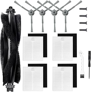 Piezas de repuesto para el robot aspirador de las series Eufy L60 y L50, incluye 1 cepillo de rodillos, 4 filtros HEPA, 4 cepillos laterales, 1 destornillador, 1 herramienta de limpieza