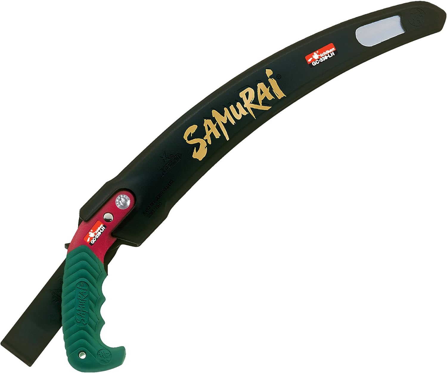 2x Samurai ICHIBAN GC-330-LH 33cm Curved Hand Saw + Carrying Case + Extra Blade Made in Japan