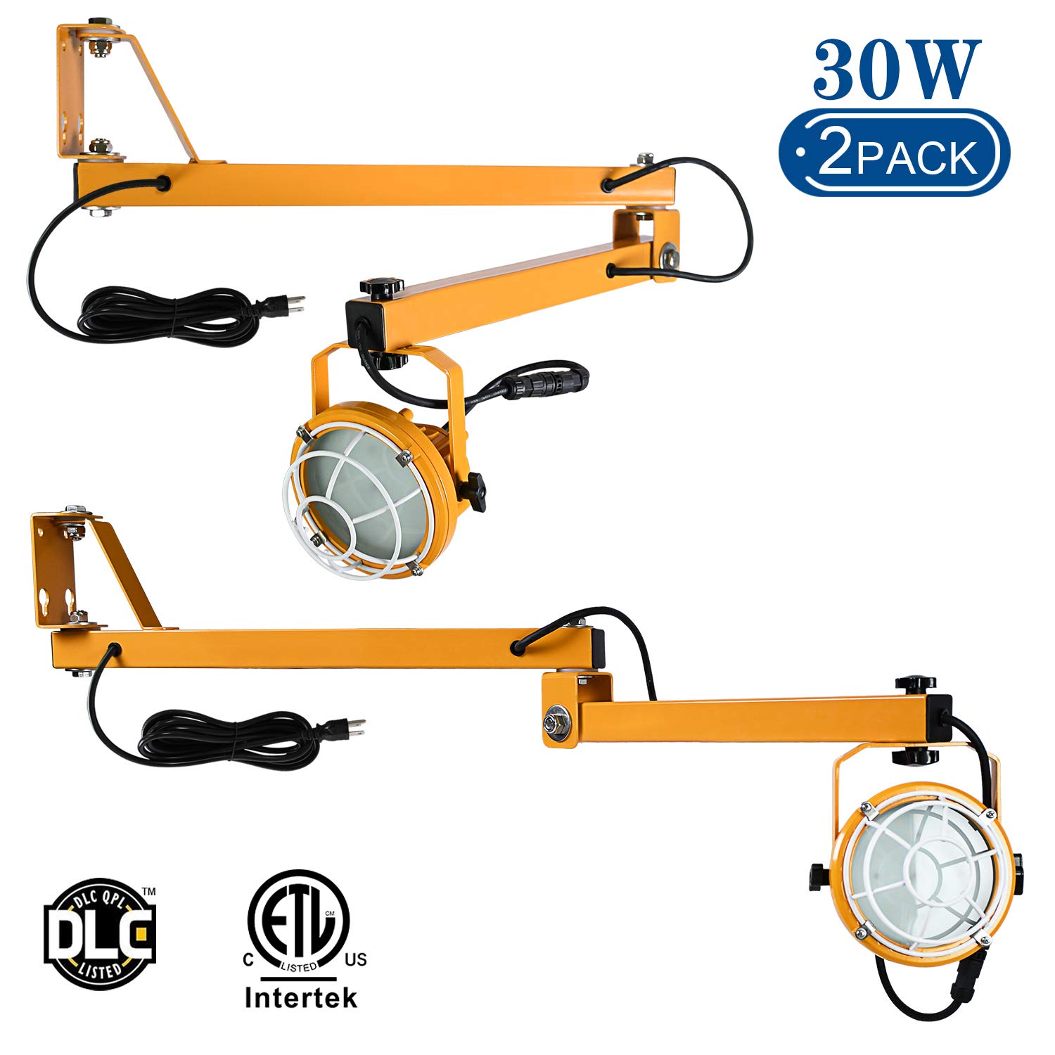 Lawind LED Dock Light with Swing Arm,Loading Dock Mounting Arm Heavy