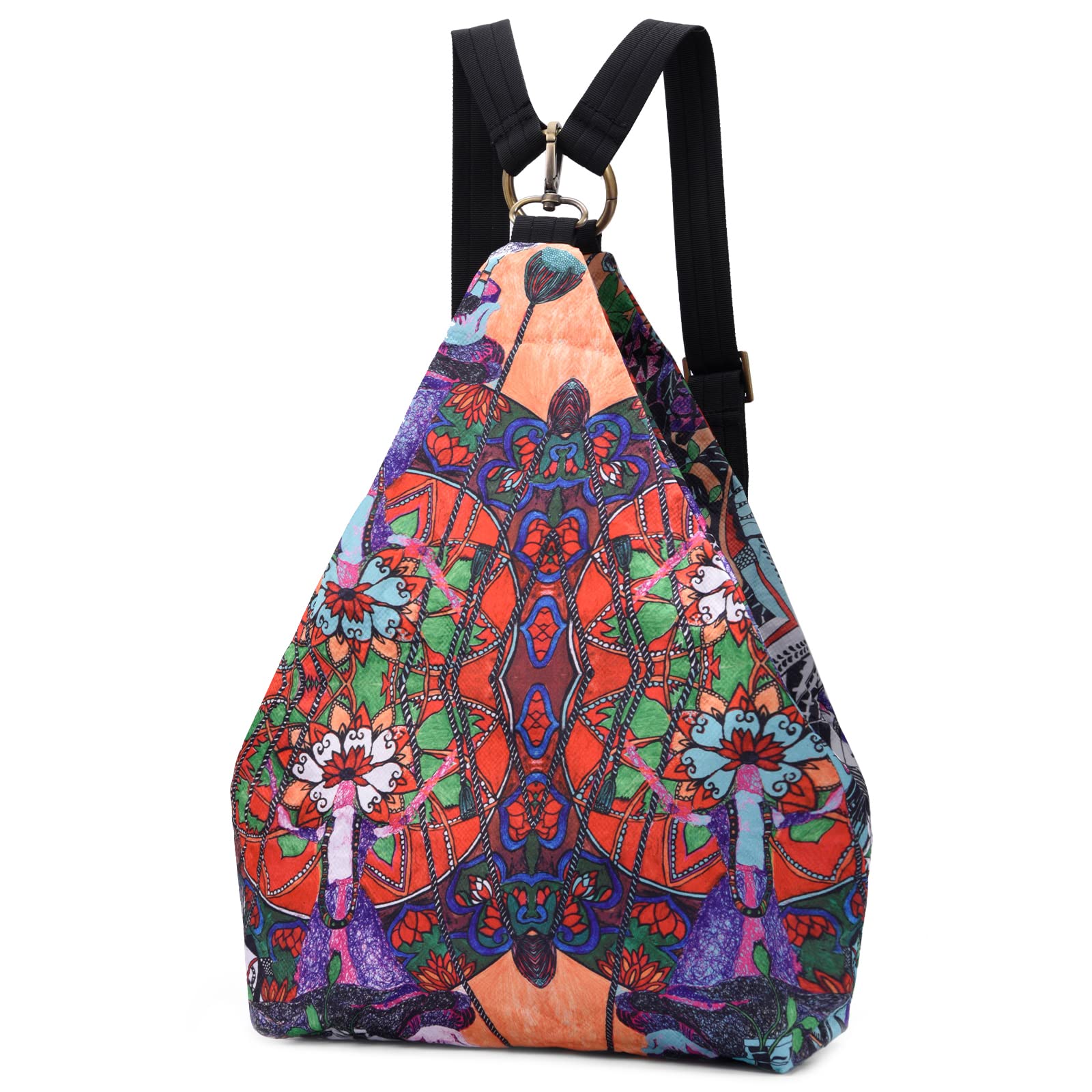 Black Butterfly Premium Backpack for Women, Bohemia Style Fashion Casual Daypack Backpack, Small Backpack Purse (20-multicolor)