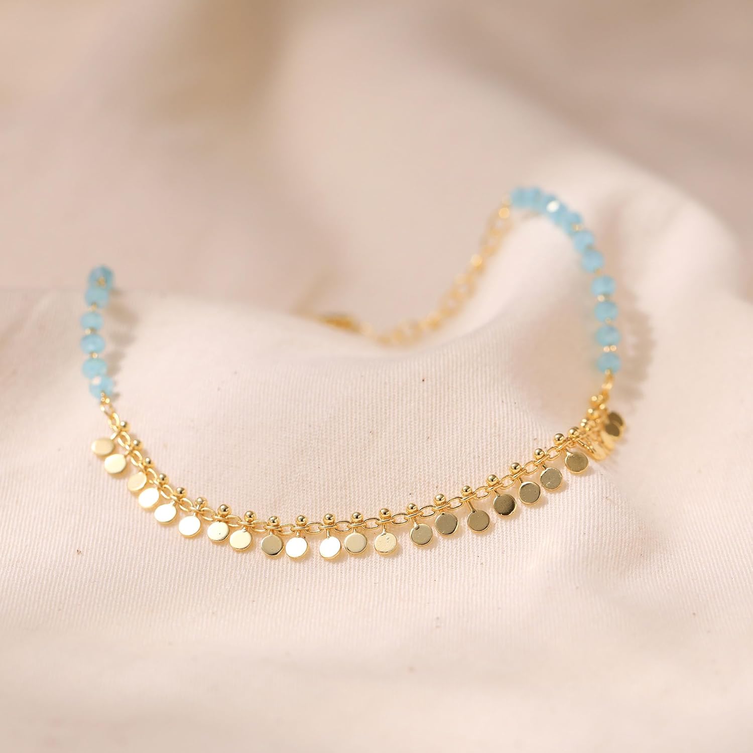 Yumikoo 18k Gold Plated Anklet Ankle Bracelets for Women - Image 5