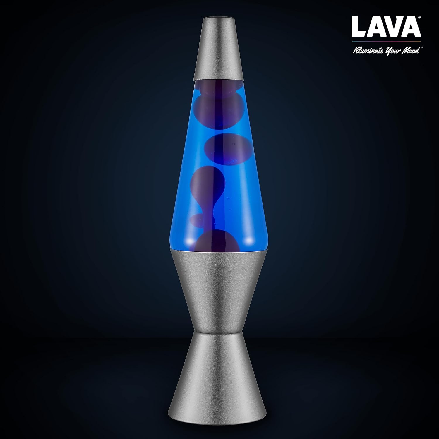 Lava® Lamp - 14.5" Cosmic Wave - The Original Motion Light - Purple Wax and Blue Liquid - Item #2633 (Amazon Exclusive)
