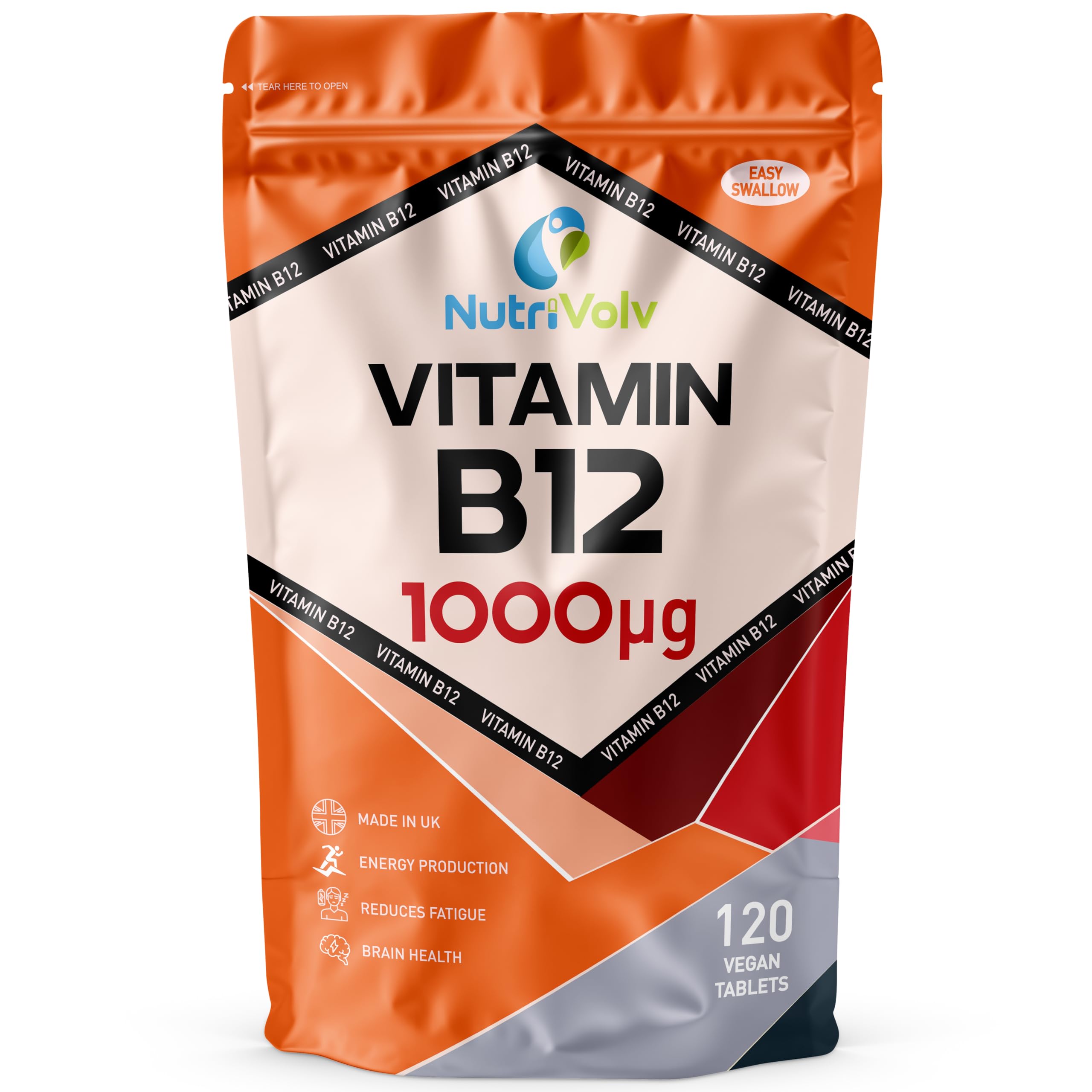 Vitamin B12 1000mcg High Strength Vegan Supplements Support Immune System & R...