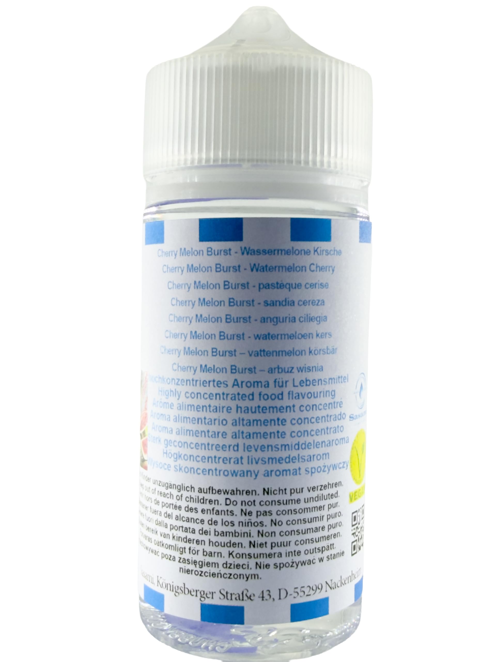 Cherry Melon Burst - sandía cereza aroma concentrado - Vegano - Sasami - 100ml