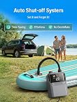 Niphean Paddle Board Electric Pump, 50 PSI Auto Dual Stage Air Pump | 12V DC Car Connector, Inflation &Deflation, Portable rechargeable Pump for Stand Up Paddle Board/Kayak/Boats/Tents/Tires