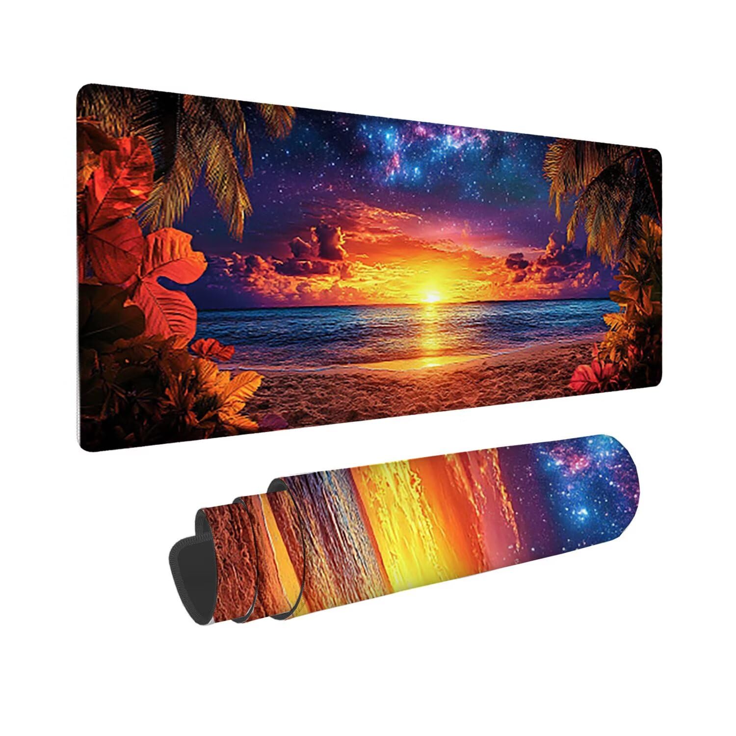 Podkładka pod mysz do gier, 1400 x 600 mm XXL Podkładka pod mysz do gier, duża, antypoślizgowa, wodoodporna, iExtended długa podkładka pod mysz do klawiatury XXL, akcesoria biurowe, do gier, komputera