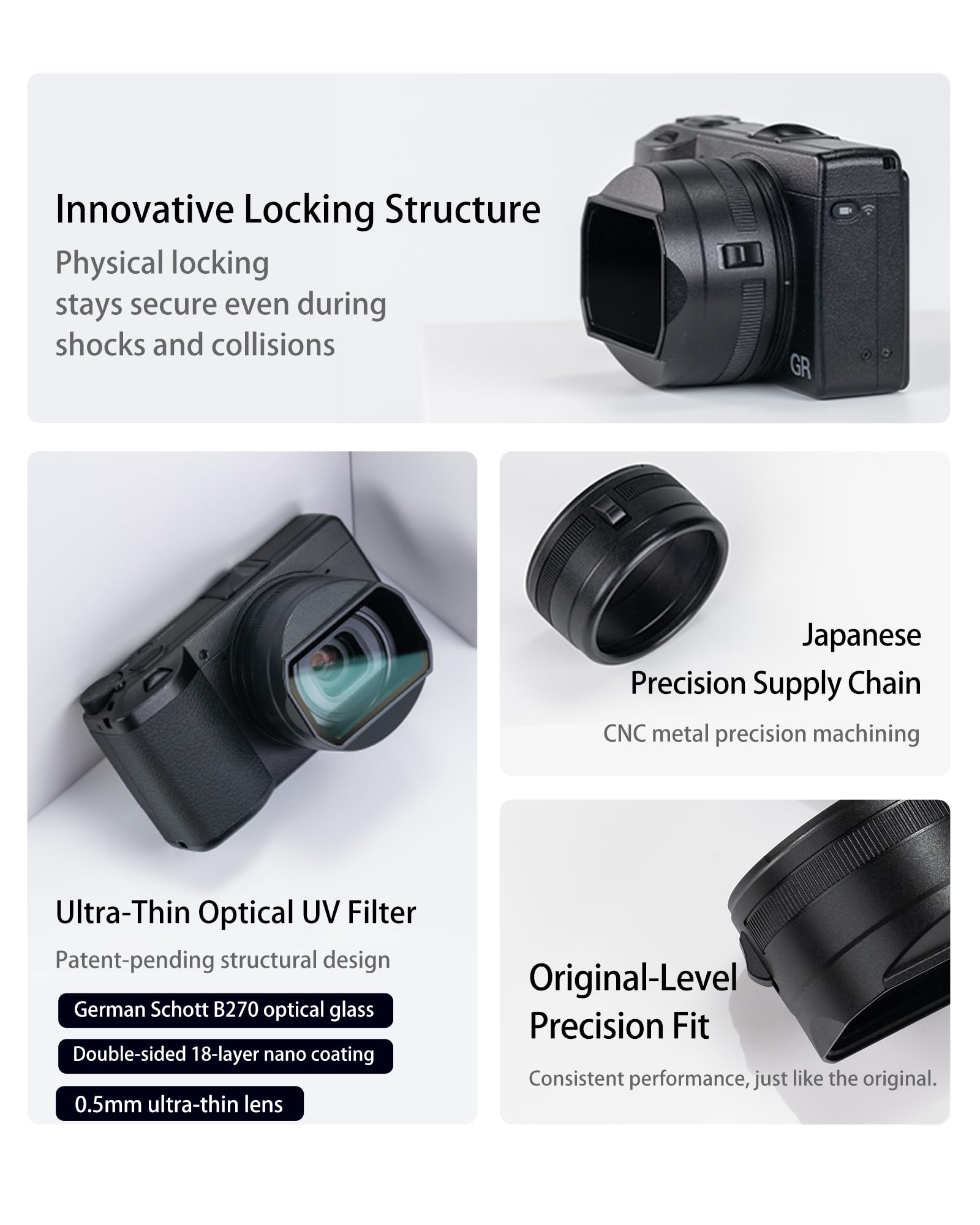 Amazon | 角型フードアダプターリング（Ricoh GR IV/GR III/GR IIIx