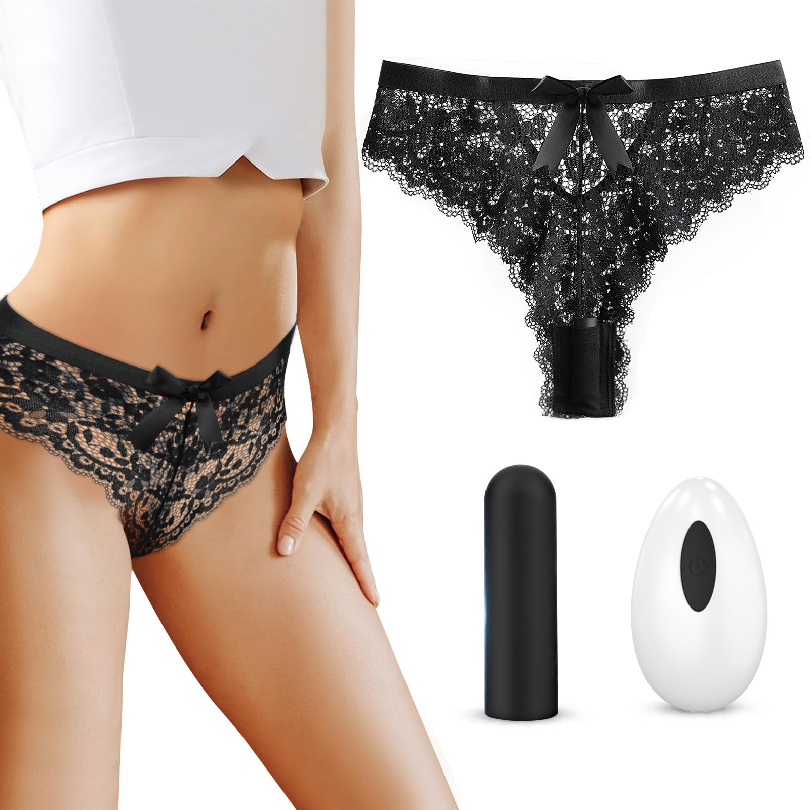Vibromasseur Sex Toýs Femme Couple - Culottes Vibromasseurs Feminin Clitoridien Puissant Sex Toys Oeuf Vibrant Sextoy à Distance, Vibrateur Culotte Sextoyse Femme Silencieux Connectée Vibro Sextoys