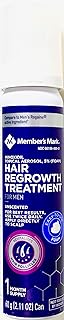 Member's Mark Minoxidil Topical Aerosol 5% Unscented FOAM Hair Regrowth Treatment for Men Rogaine (1 Month Supply)