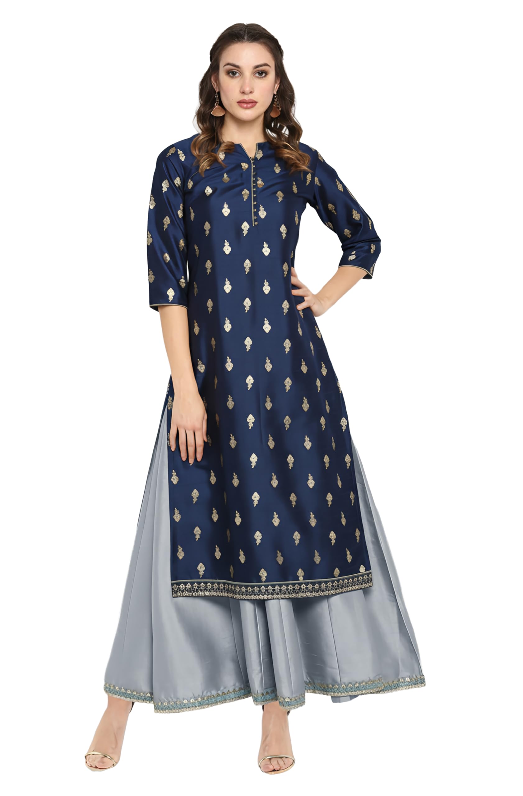 janasya Women Kurta with Long Inner-picture-3