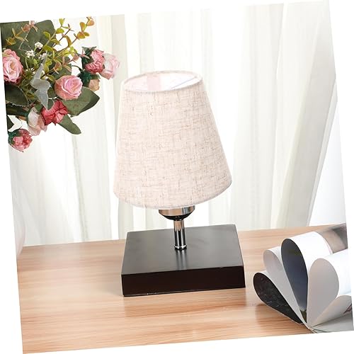 Vista 15 de Pantalla de tela para lámpara de mesa, pantalla de tela con clip en pequeña pantalla de araña para lámpara de mesa, luz colgante de piso, color negro