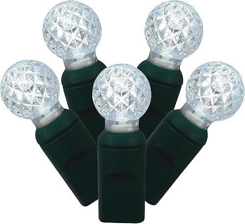 Miniatura 18 de Vickerman 100 Light G12 LED Light Set Yellow Lights on Green Wire