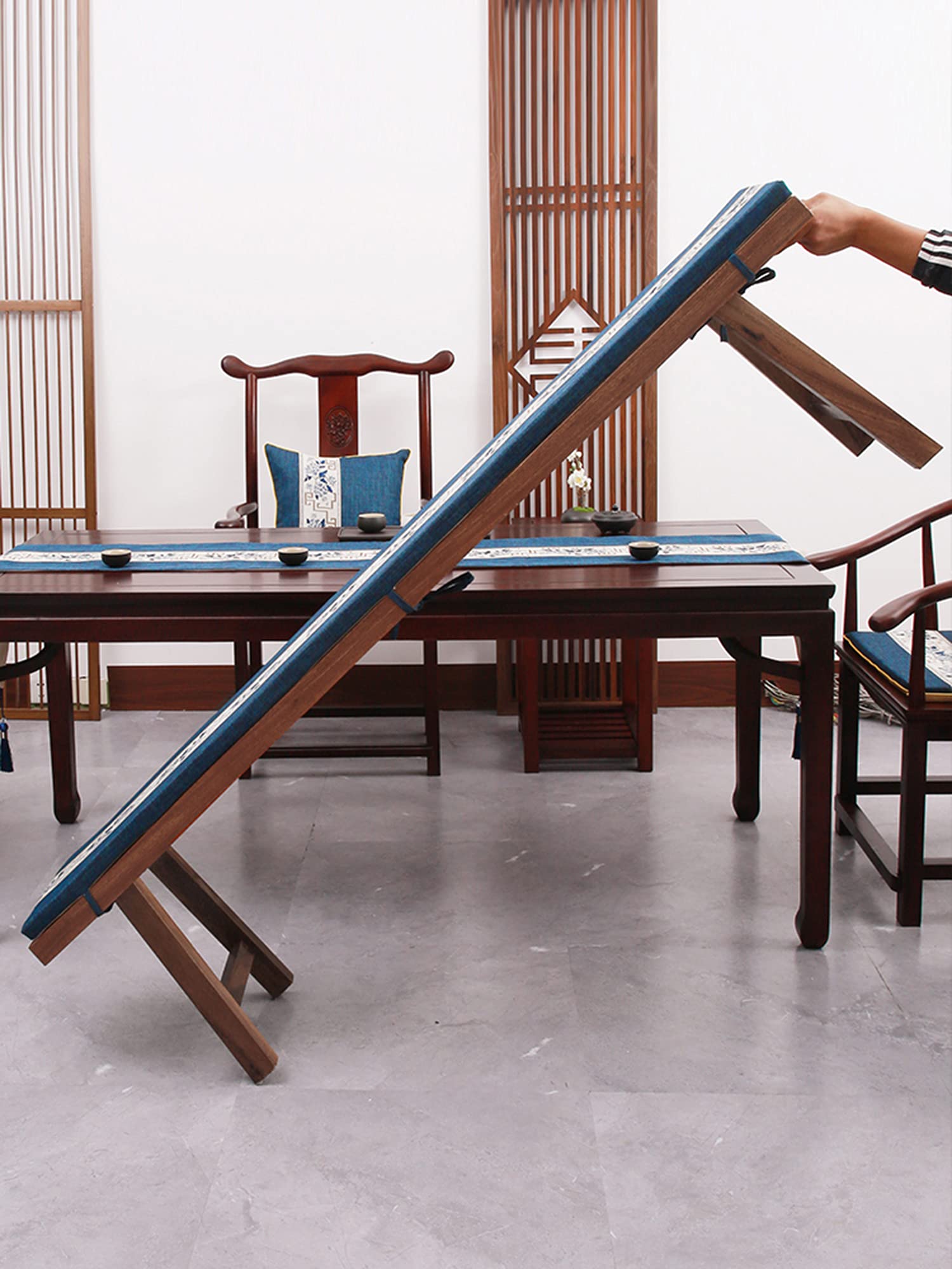 Copertura Impermeabile Mitef Per Dondolo - 223x152x183 Cm, Taffet&agrave;, Beige E Marrone