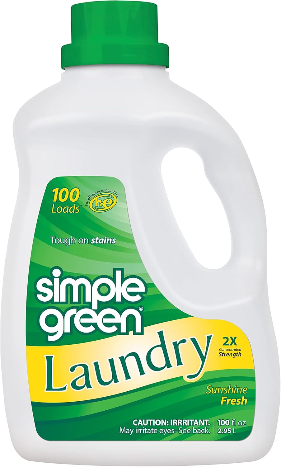 Concentrated Laundry Detergent. Sunshine fresh scent. For