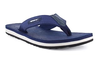 SPARX Men SFG-549 Navy White Flip Flops (Size - 8)