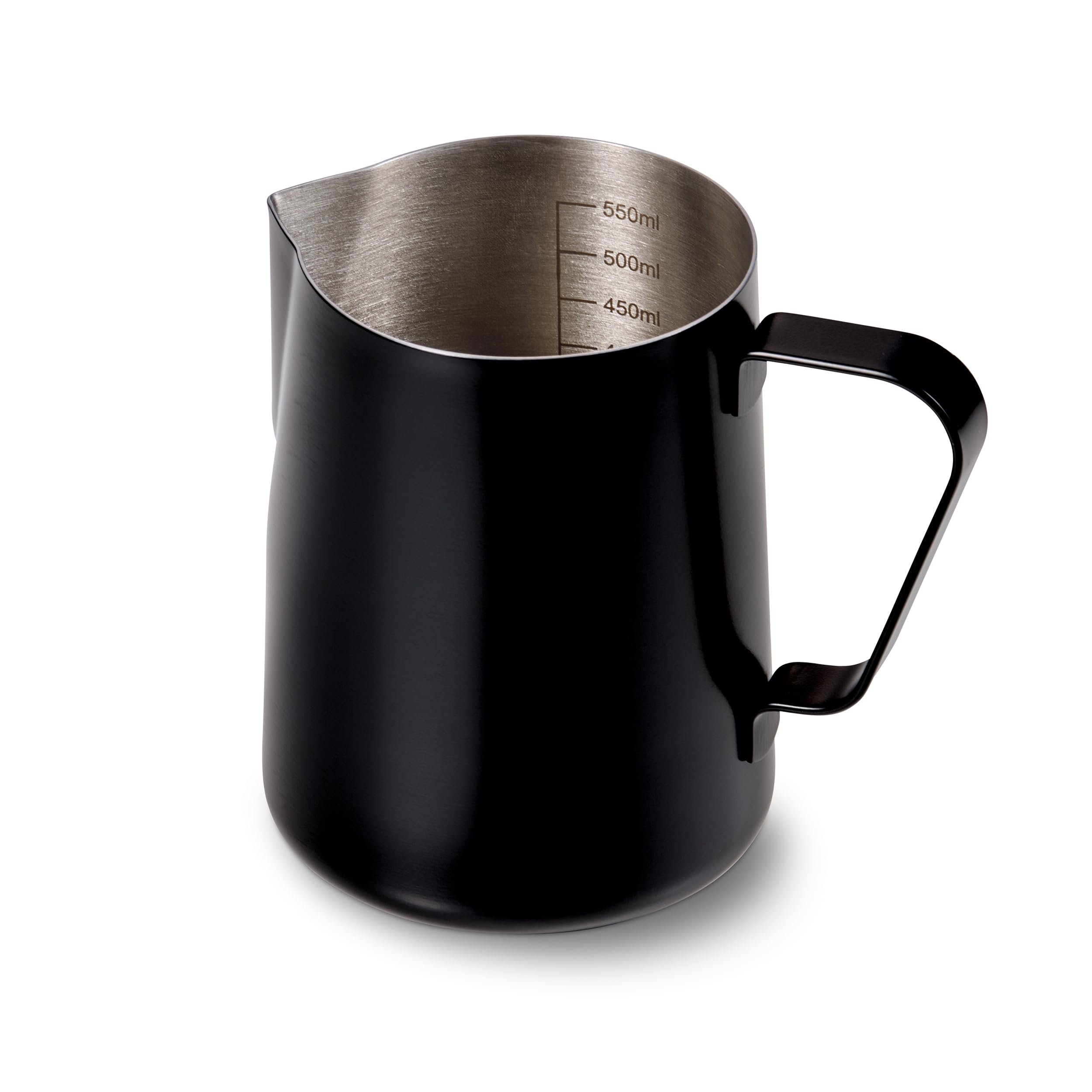 Tchibo Milchkännchen Edelstahl (600 ml) – Schwarz lackiert