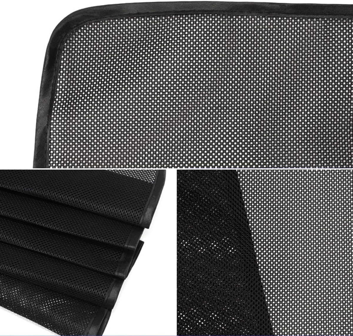 2PCS Mesh Car Side Window Shades with Magnets,Block UV Protection Cars Privacy Shades,Privacy Curtains for Napping Mosquito Repelling,Front Window Covers for Car