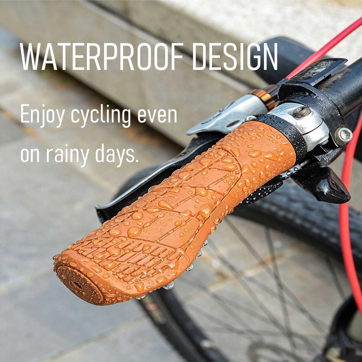 YCLNFC Bike Handlebar Grips for Electra Townie Original 7D EQ 2018-2026,Bicycle Hand Grips Single Lock-on Design Waterproof Non-Slip Ergonomic Comfort & Shock Absorbing : Sports & Outdoors
