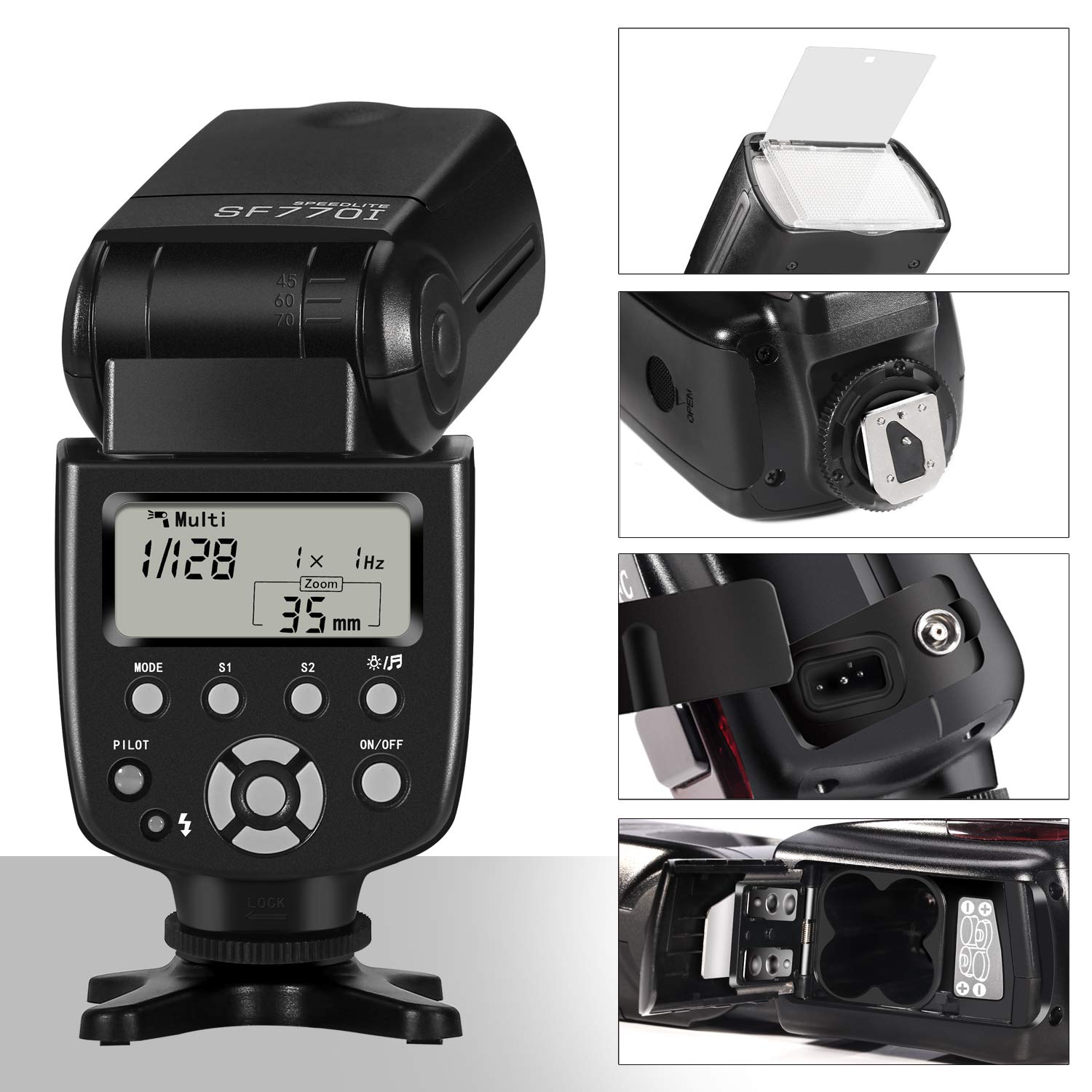 Amazon | SF770I フラッシュスピードライト Canon Nikon
