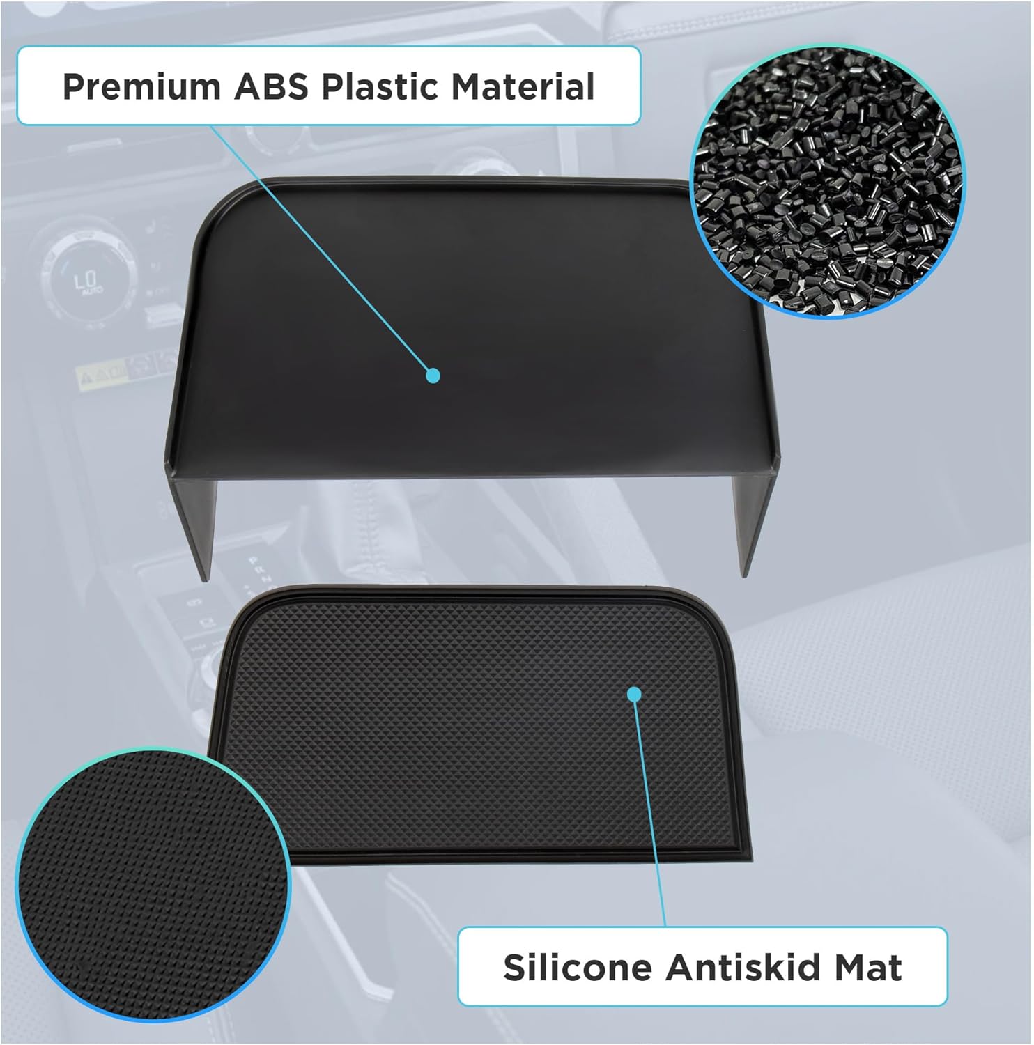 Center Console Organizer Compatible with 2024-2026 Chevy Traverse Interior Accessories, Storage Box Insert Divider Compartment Tray; Not fit for 2024 Chevy Traverse Limited