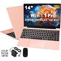 NOTODD 2026 PC Portatile 14 Pollici 256GB 1080P 2.4G+5G Win 11