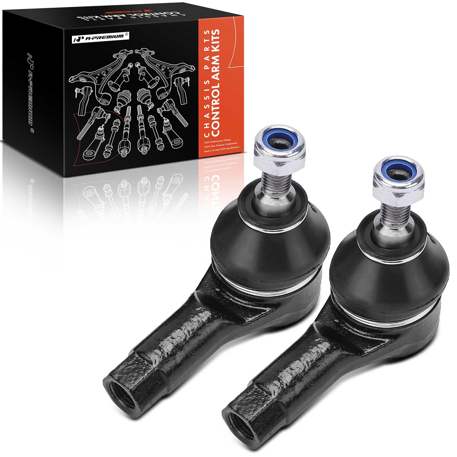 Amazon.com: A-Premium 2 x Front Outer Tie Rod Ends