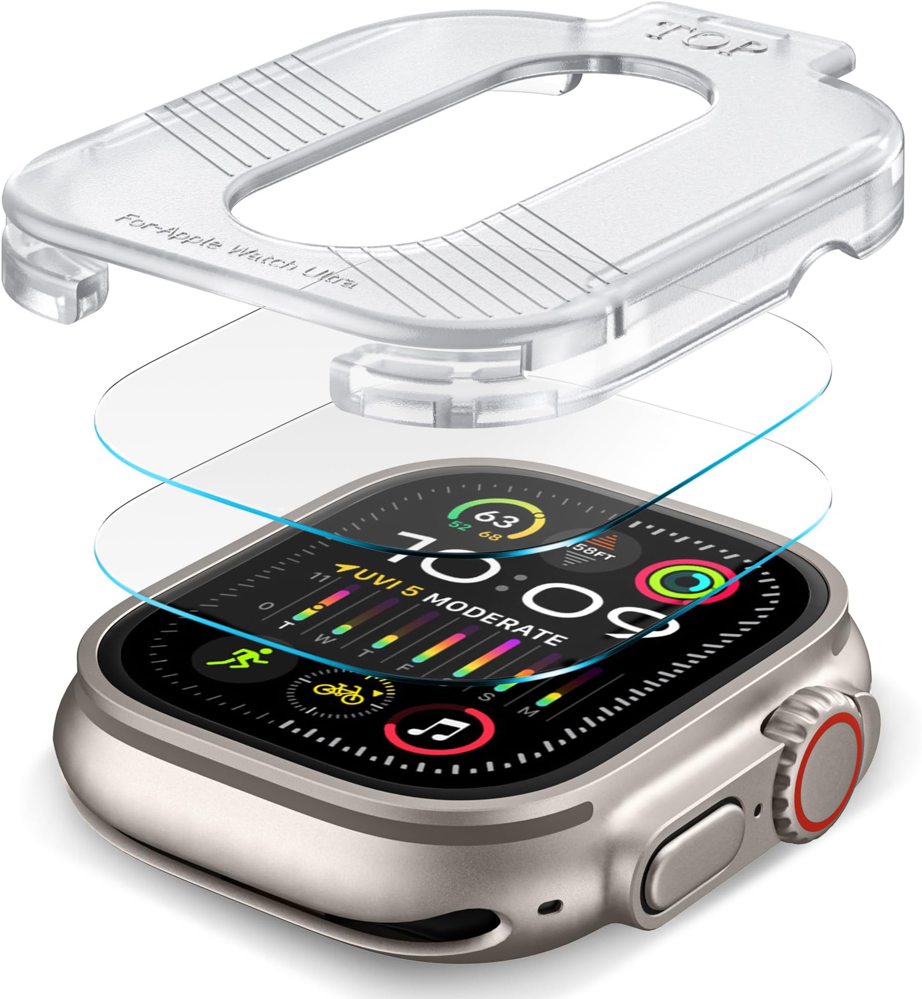 FLOLAB NanoArmour for Apple Watch Ultra 2 screen protector