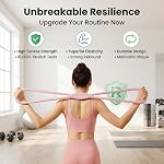Resistance Bands, Figure 8 Resistance Bands for Women Men, 8 Shaped Resistance Rubber Band for Arms, Back, Shoulder Stretch with Handles, Not Break, Portable