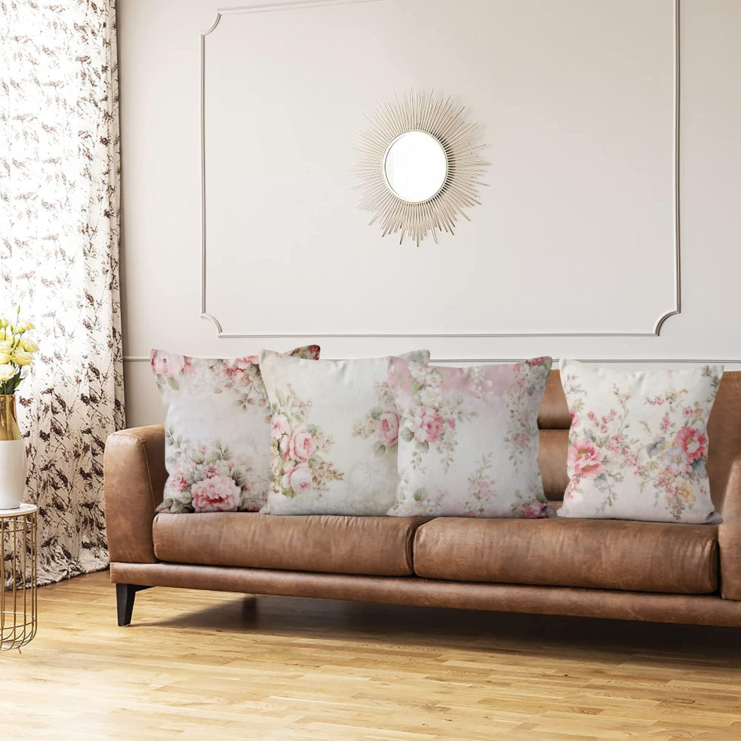 Miulee Lot De 2 Housses De Coussin En Velours Super Doux En Fausse Fourrure Moderne Housse De