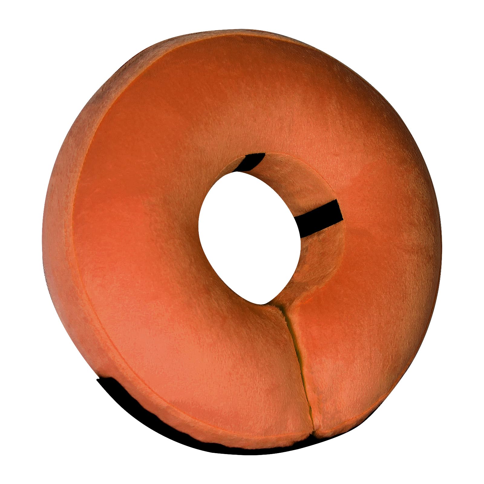 Inflatable Dog Cone Collar-Soft Protective Cone for Surgery, Donut Collar for Large, Medium, Small Dogs and Cats (Orange, Small)