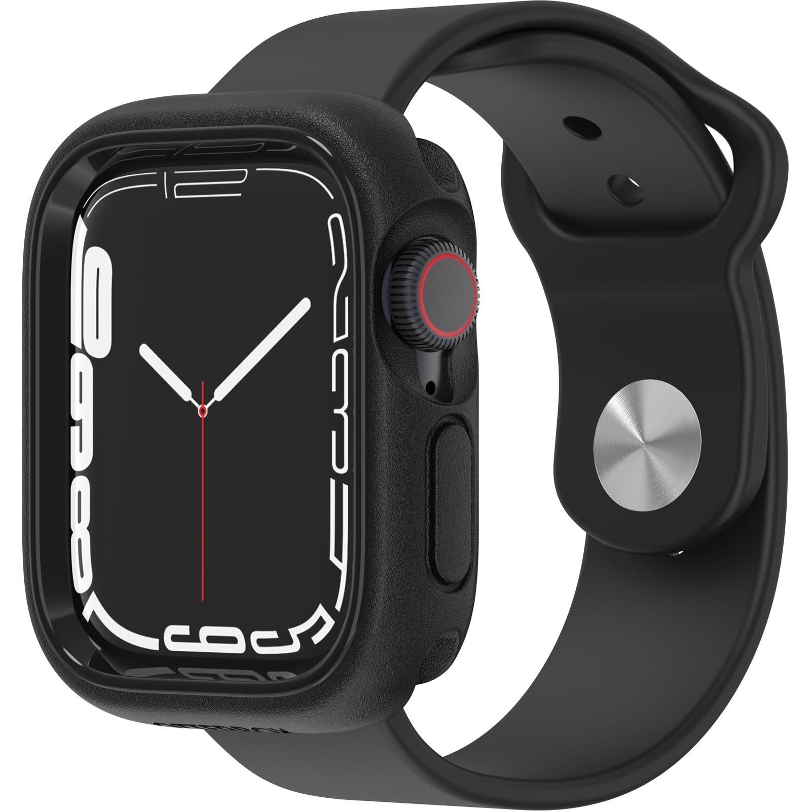 Watch Bumper OtterBox do Apple Watch Series 9/8/7-41mm, odporne na wstrząsy, odporne na upadki, smukłe etui ochronne na zegarek Apple Watch, chroni wyświetlacz i krawędzie, Czarne